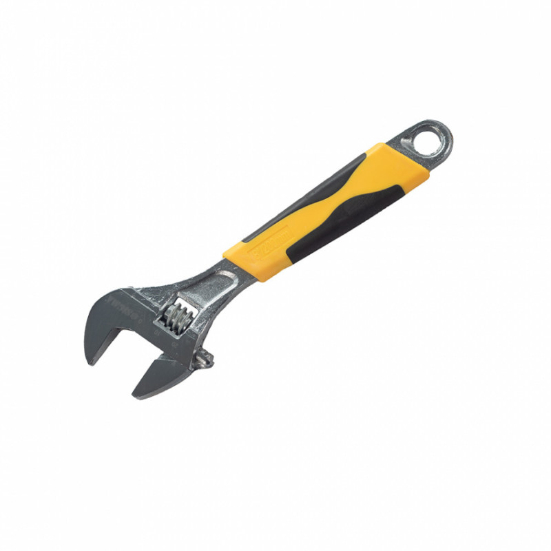 Ключ розвідний 200мм CrV (гум'яна рукоятка) Sigma (4101021)-4101021