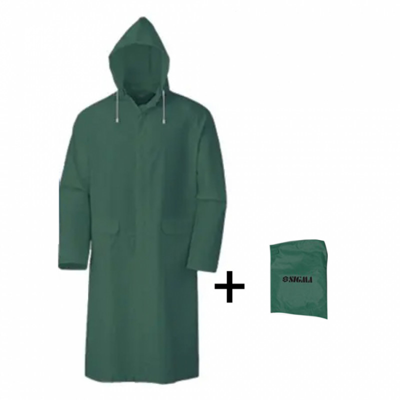 Плащ від дощу Storm XXL зелений SIGMA (9461461)-9461461