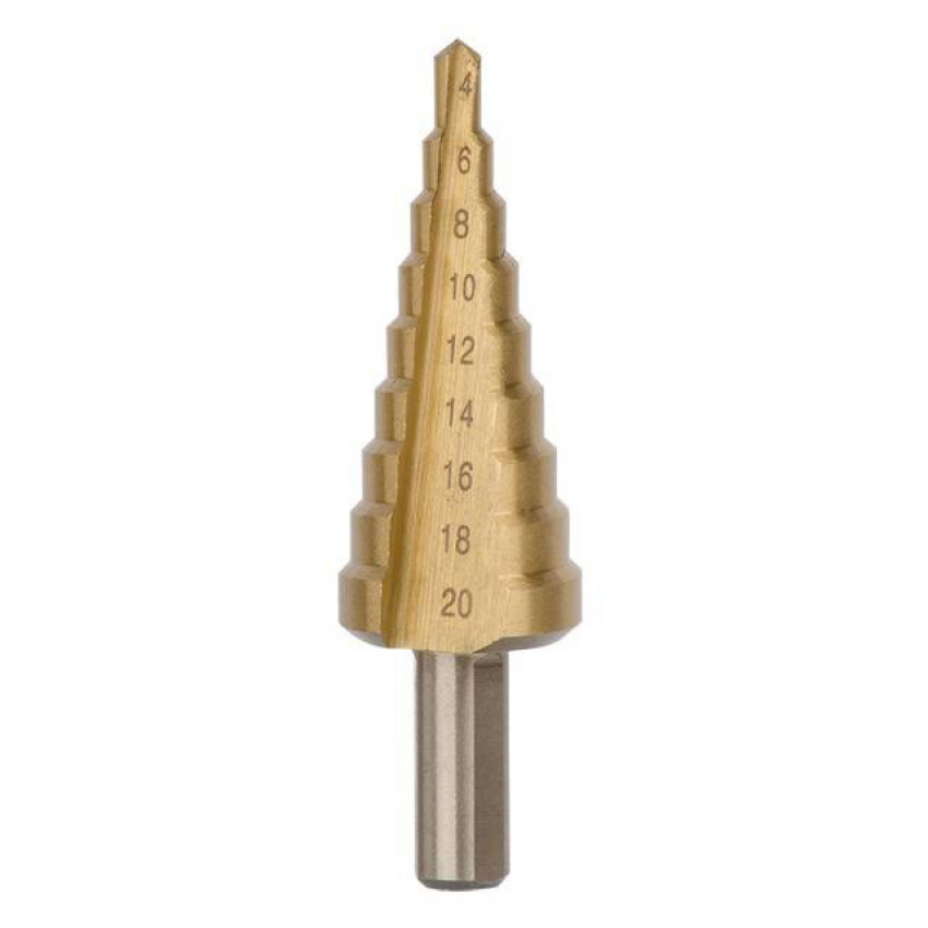 Свердло ступінчасте по металу, 4-20 мм INTERTOOL SD-5820-SD-5820