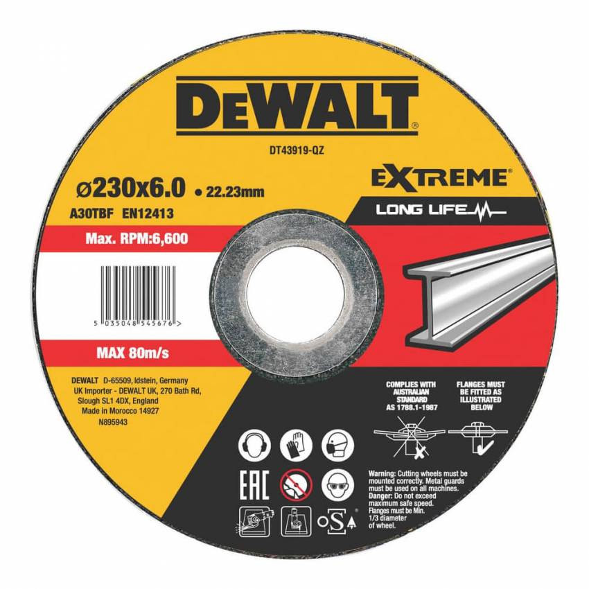 Коло шліфувальне EXTREME DeWALT DT43919-DT43919