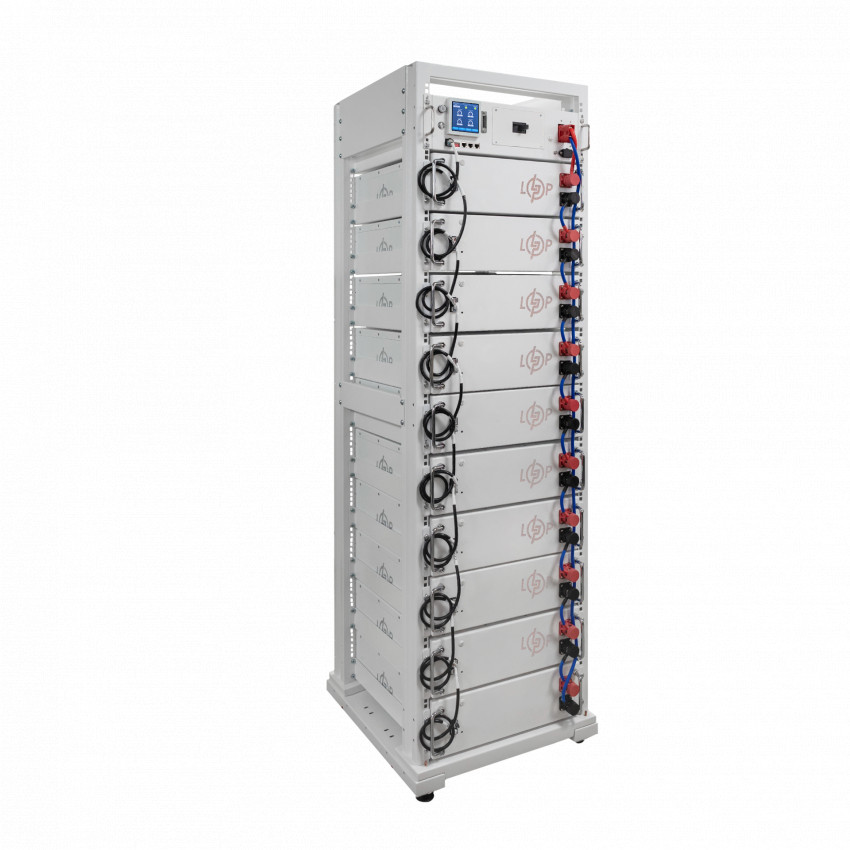 Акумулятор LP LiFePO4 Battery HVM 512V 100Ah (51200 Wh) BMS 125А AB Lrack white-
