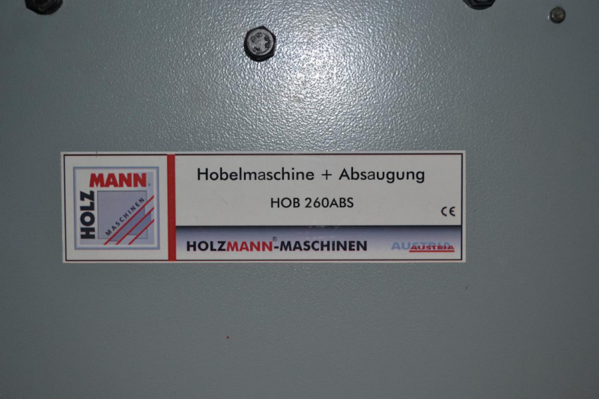 Фугувально-рейсмусовий верстат Holzmann HOB 260ABS-HOB260ABS_400V