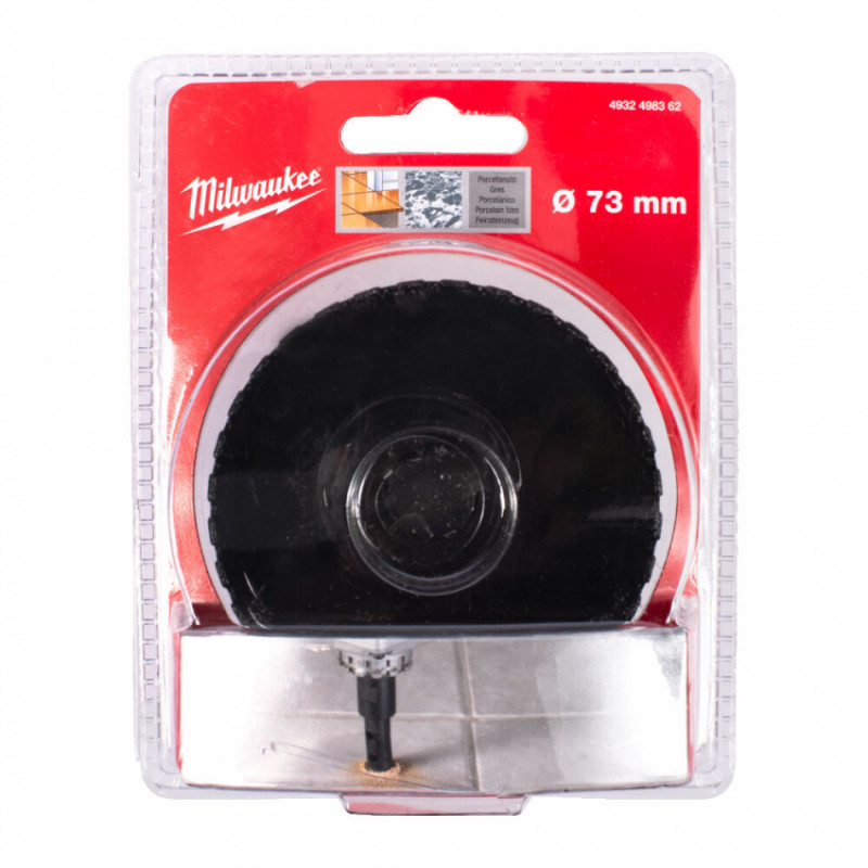 Коронка алмазна Diamond Max MILWAUKEE M14, діаметр 73мм (сухе свердління)-4932498362