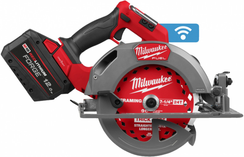 Пила дискова ручна акумуляторна MILWAUKEE M18 FCSO190GR-121C ONEKEY, діаметр 190мм (зарядний пристрій М12-18 FC, 1 акумулятор M1-4933498994