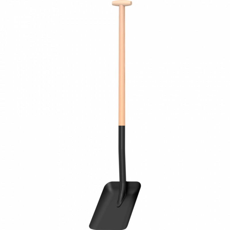 Лопата совкова чорна FISKARS T-Grip FSC-6411501311931