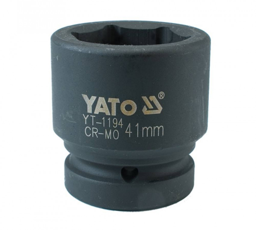Головка ударна YATO, з квадром. 1", М=41мм, l=65мм, [4/16], шт-YT-1194