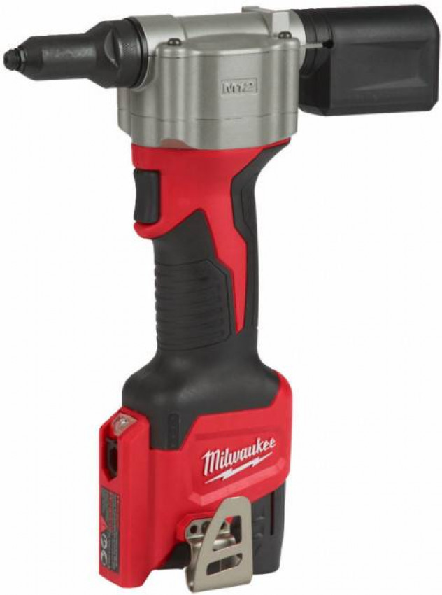 Заклепочник акумуляторний MILWAUKEE M12 BPRT-201X, Ø закл. 2,4-4,8мм, (заряд.пристрій, 1 акум.Х 2Ач, HD кейс)-4933464405