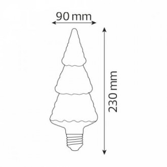 Світлодіодна лампа PINE 2W рожева