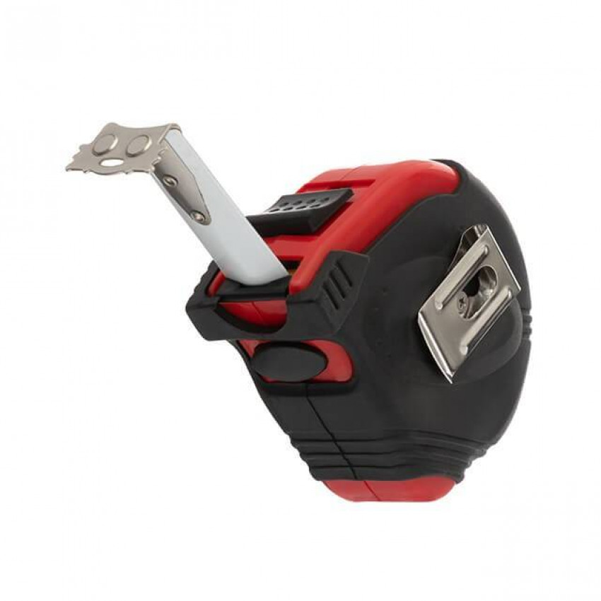 Рулетка з металевим полотном 5 м * 19 мм, 3 стопори полотна INTERTOOL MT-0105-MT-0105