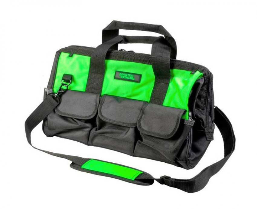 Сумка для інструментів MASTERTOOL 460х240х280 мм 1680 DEN 22 кишені посилене дно знімний ремінець 79-1919-79-1919