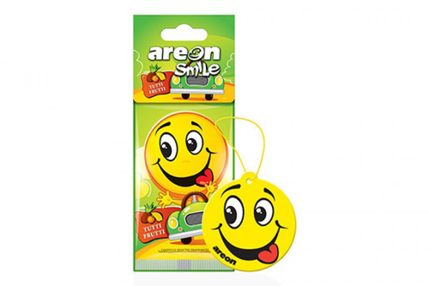Ароматизатор Areon Smile Тутті Фрутті (картонна підвіска)-077696