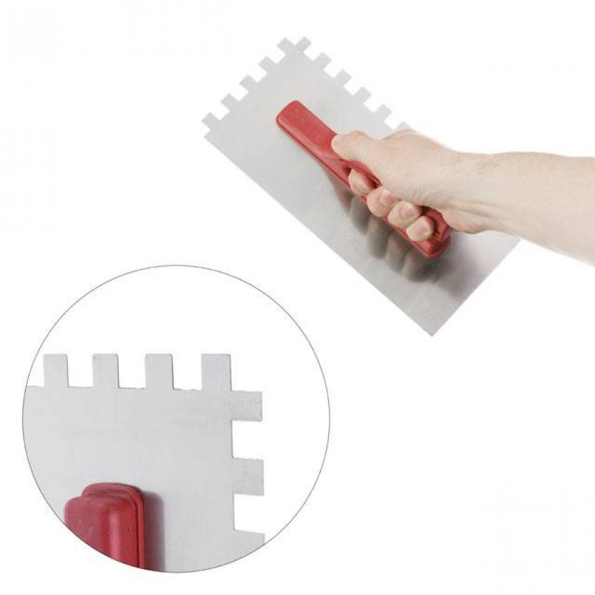 Тертка сталева оцинкована 280 * 130мм, 12 * 12мм INTERTOOL KT-0008-KT-0008