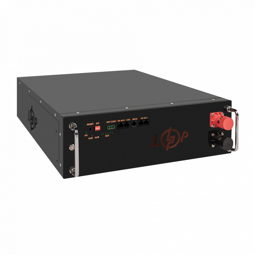 Акумулятор LP LiFePO4 51,2V - 100 Ah (5120Wh) (BMS JK 100A/50А) RM RS485/CAN BL-