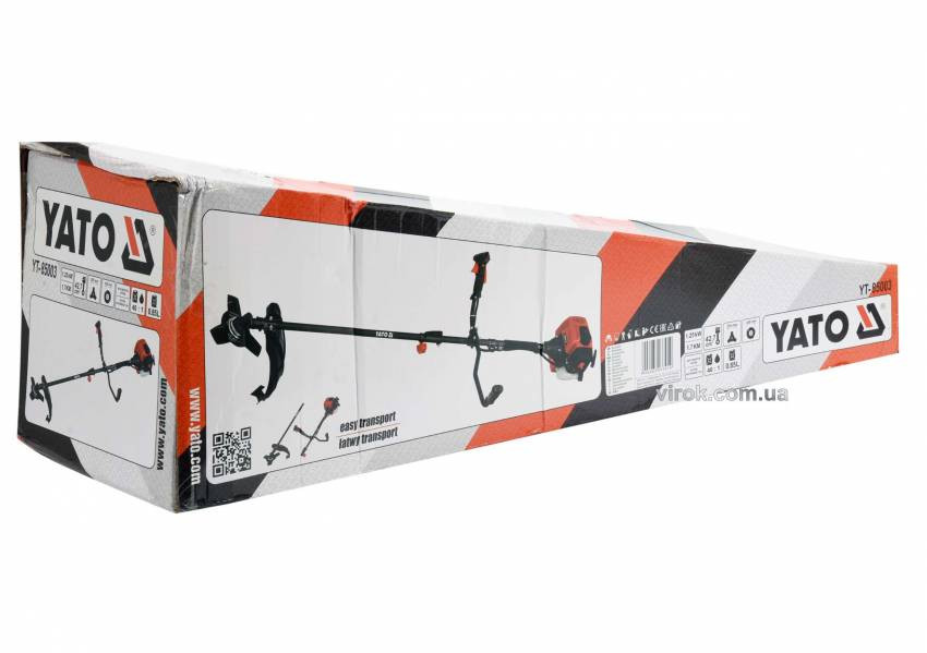 Тример бензиновий YATO 1250 Вт 42.7 см³ 0.85 л-YT-85003