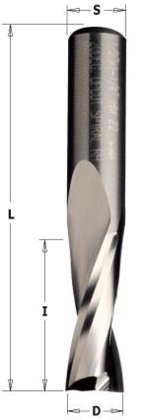191.840.11 Фреза спіральна D=4 I=15 L=60 S=8 Z=2 чистова обр. тирса в гору-191.840.11