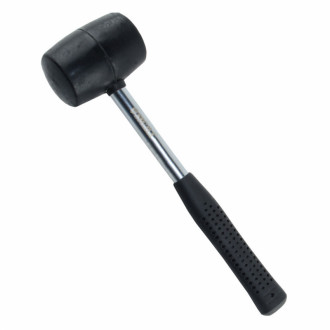 Киянка гумова чорна 340г металева обгумована рукоятка SIGMA (4317471)