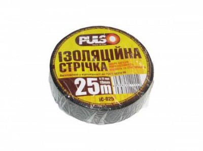 Ізолента PULSO PVC 25м чорна-[articul]