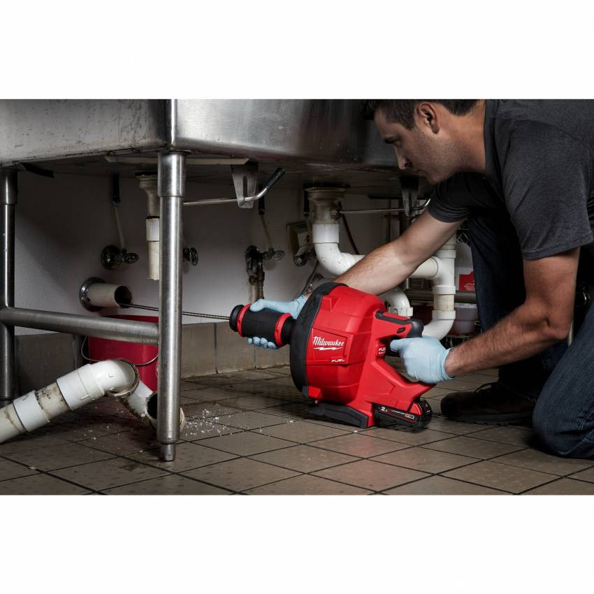 Машина прочисна акумуляторна MILWAUKEE, M18 FDCPF10-0C, трос 10м-4933459684