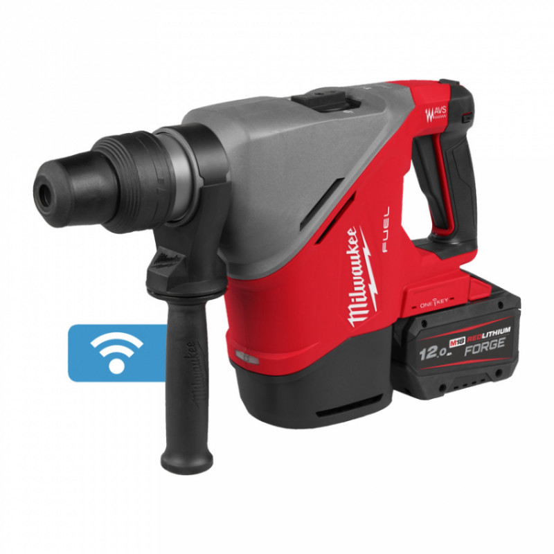 Перфоратор акумуляторний SDS-MAX MILWAUKEE, M18 FHACO540-122C (зарядний пристрій M12-18 FC, 2 акумулятори FB12 12Аг, кейс)-4933493138