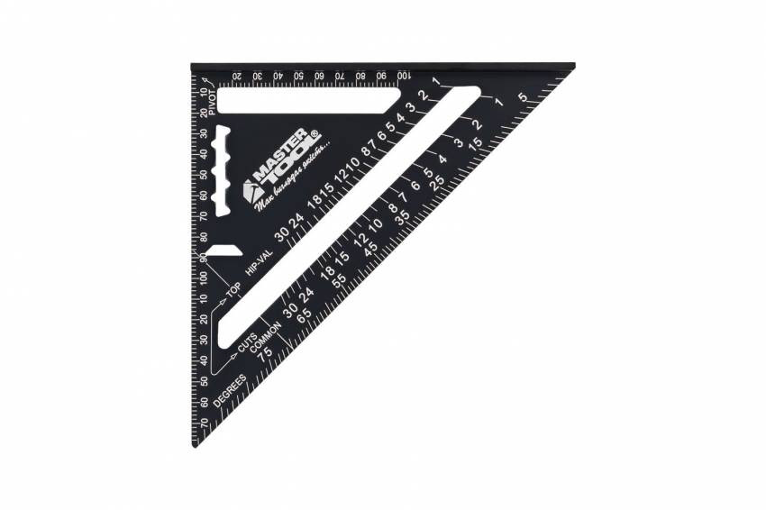 Кутник тесляра MASTERTOOL SWANSON 180 мм алюмінієвий 30-3518-30-3518