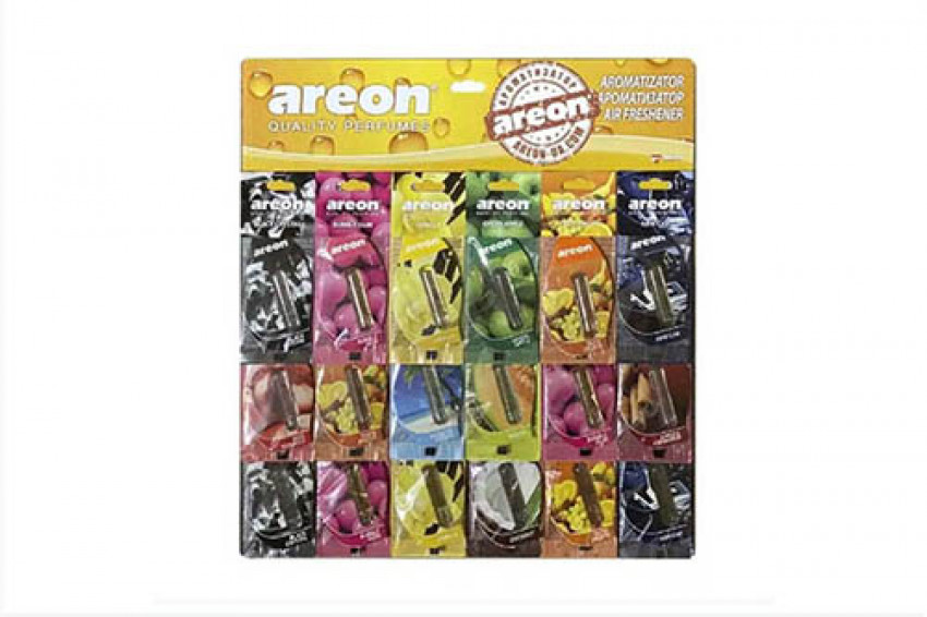 Ароматизатор AREON мікс 5мл (планшет 18шт) (підвіска з рідиною)-077268