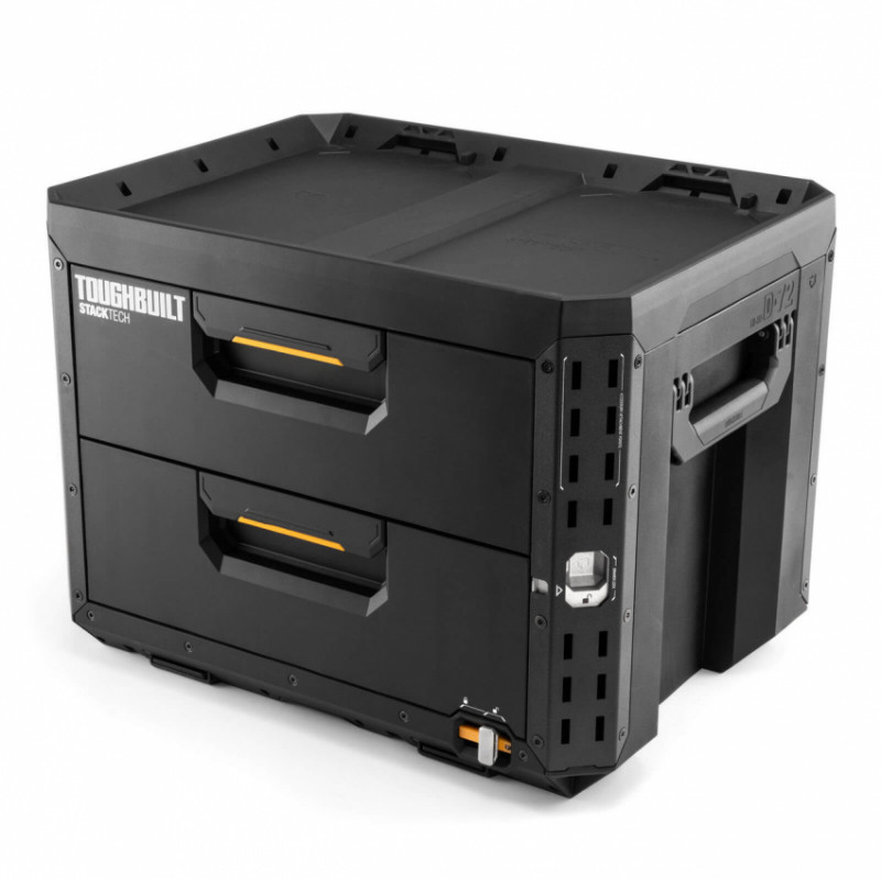 Ящик для інструментів TOUGHBUILT TB-B1-D-72 StackTech великий з 2 висувними шухлядами-TB-B1-D-72