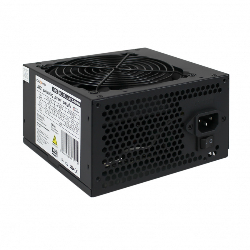 Комп'ютерний блок живлення Everest-ATX-400-12-2-SATA-