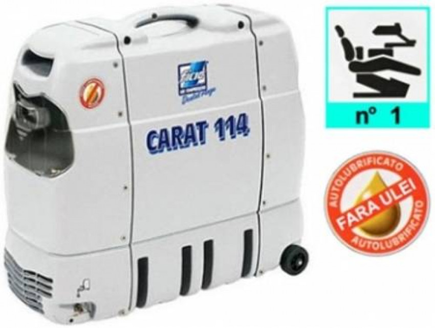 Компресор безоливовий  CARAT 114 FIAC 8 бар, продуктивність 3,84 м3/годину-1121690986