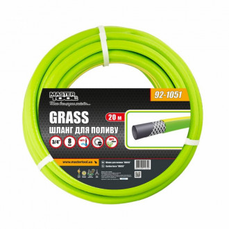 Шланг для поливу MASTERTOOL &quot;GRASS&quot; 3/4&quot; 20 м зелений 92-1051