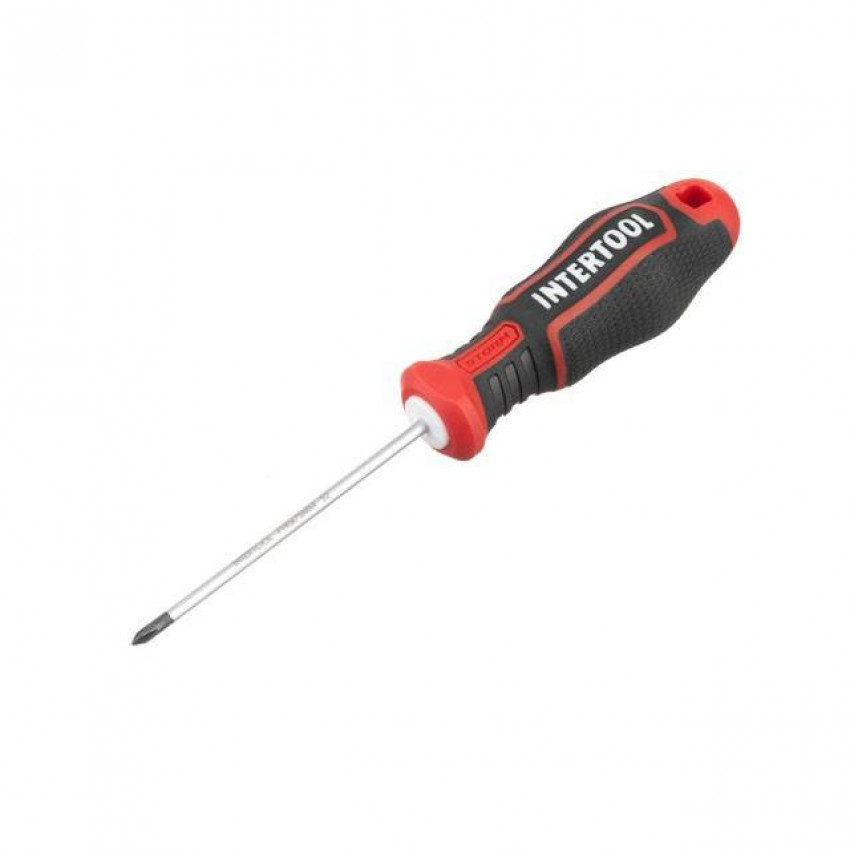 Викруткa PH0 * 75 мм, S2, STORM INTERTOOL VT-3413-VT-3413