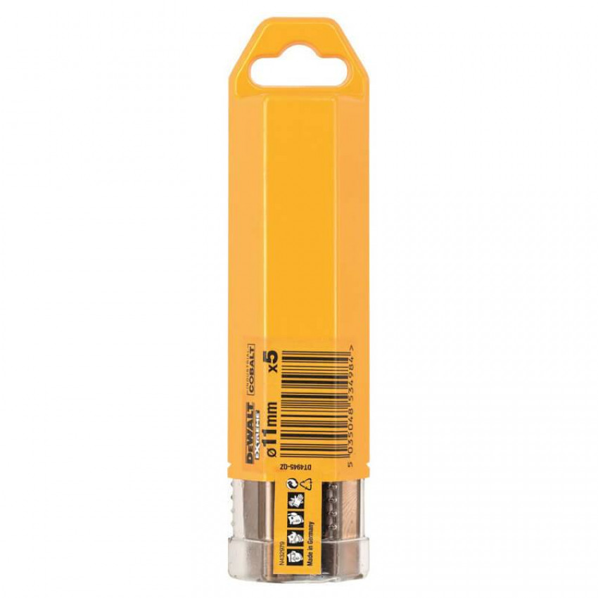 Свердло по металу EXTREME INDUSTRIAL COBALT DeWALT DT4945-DT4945