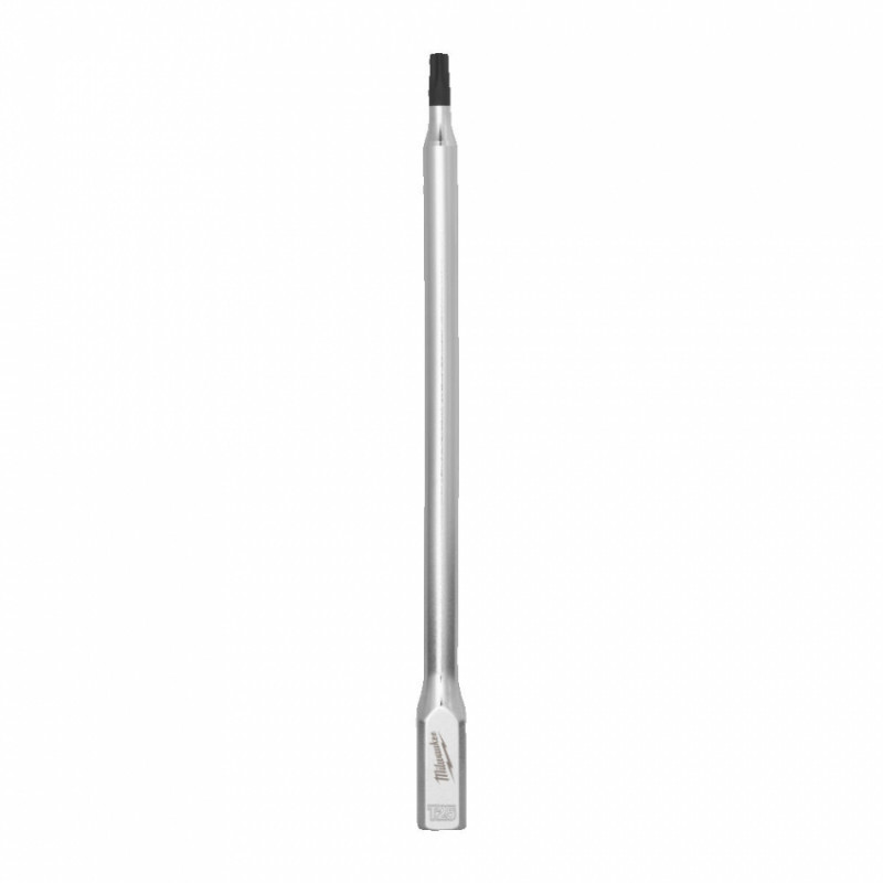 Головка торцева хромована 1/4'' MILWAUKEE подовжена з бітою Torx, T25-4932500441