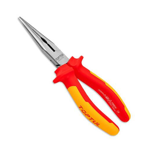 Плоскогубці з подовженими губками 8" 1000V VDE (chrome molybdenum) TOPTUL DGCB2208-DGCB2208