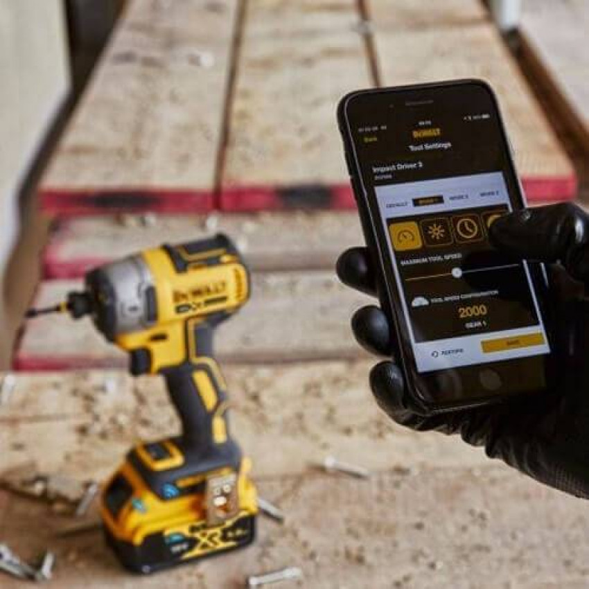 Шуруповерт акумуляторний ударний безщітковий DeWALT DCF888NT-DCF888NT