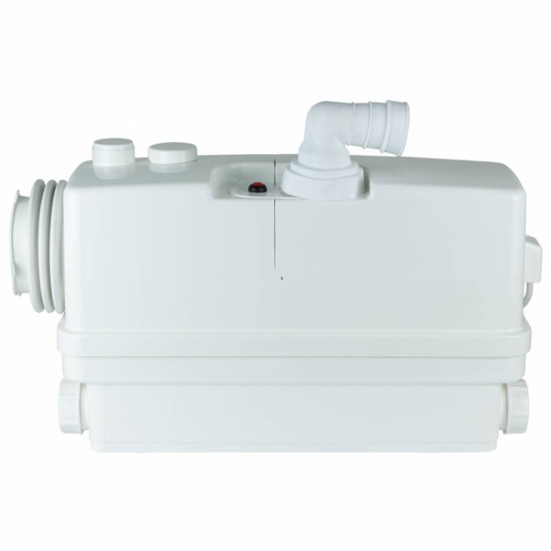 Станція каналізаційна 0.6кВт Hmax 8.5м Qmax 110л/хв 3 входи бічний вхід 90мм LEO 3.0 (776916)-776916