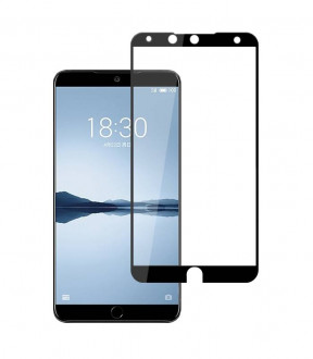 Захисне скло Full screen PowerPlant для Meizu 15 Black-[articul]