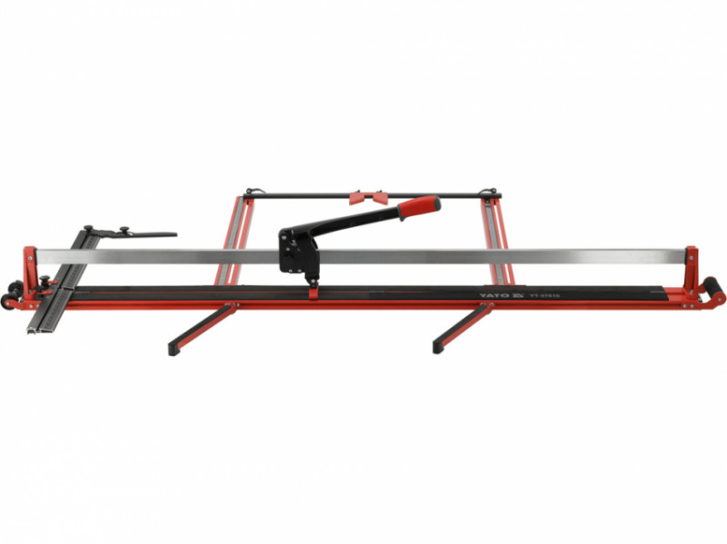 Плиткоріз ручний YATO з 1 напрямною, L= 165cм, різець Ø= 22x6x6 мм, макс. товщина- 14мм, кут- 0-45°-YT-37010