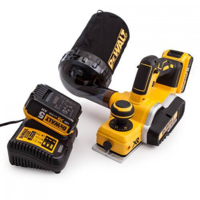 Рубанок акумуляторний безщітковий DeWALT DCP580P2-DCP580P2