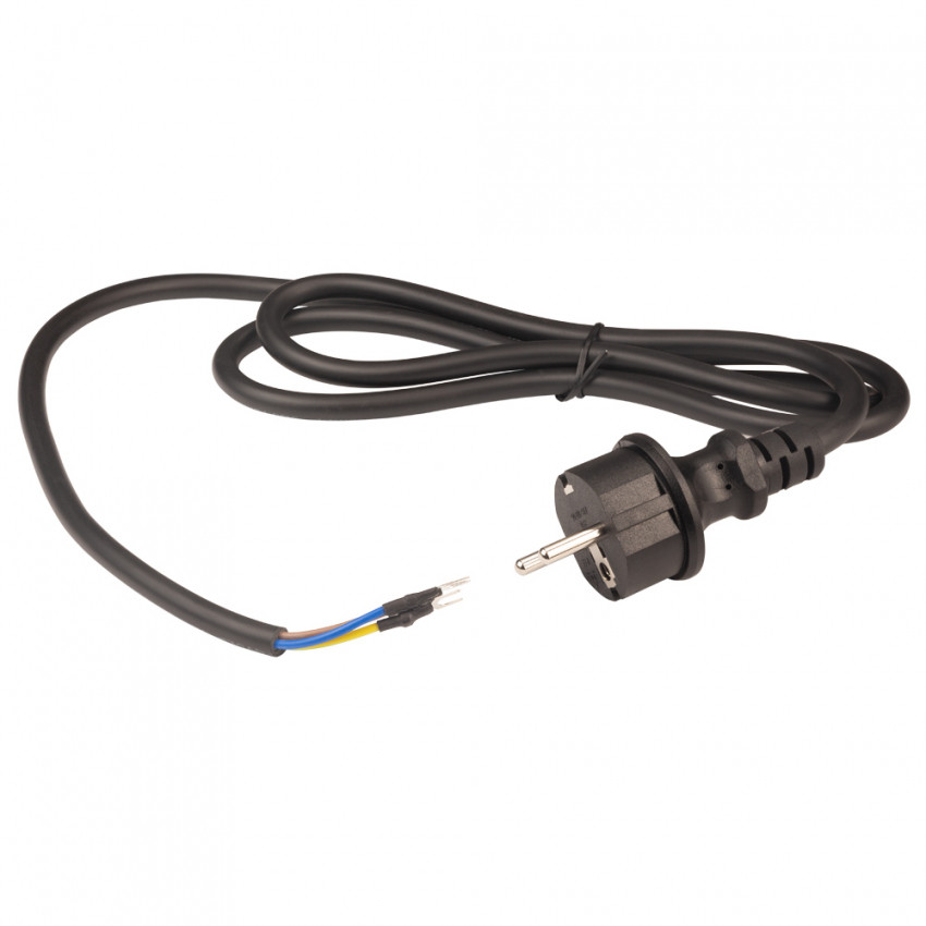 Кабель електричний PVC круглий (3×1мм²) 1.5м з вилкою WETRON (779915)-779915