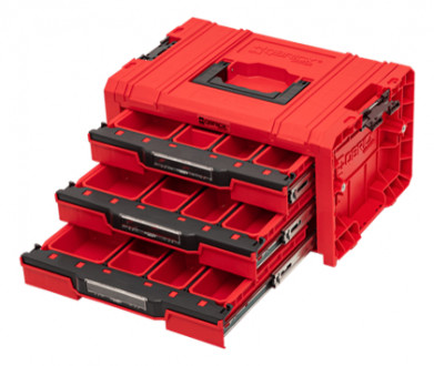 Ящик для інструментів Qbrick System PRO Drawer 3 Toolbox 2.0 Expert RED Ultra HD Custom-[articul]