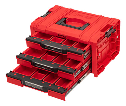 Ящик для інструментів Qbrick System PRO Drawer 3 Toolbox 2.0 Expert RED Ultra HD Custom-SKRQPROD3E2CCZEPG003
