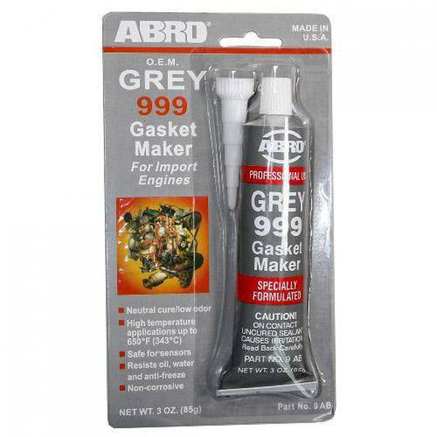 Герметик ABRO Sealant GREY (85гр) оригінал-9-AB-R(12)