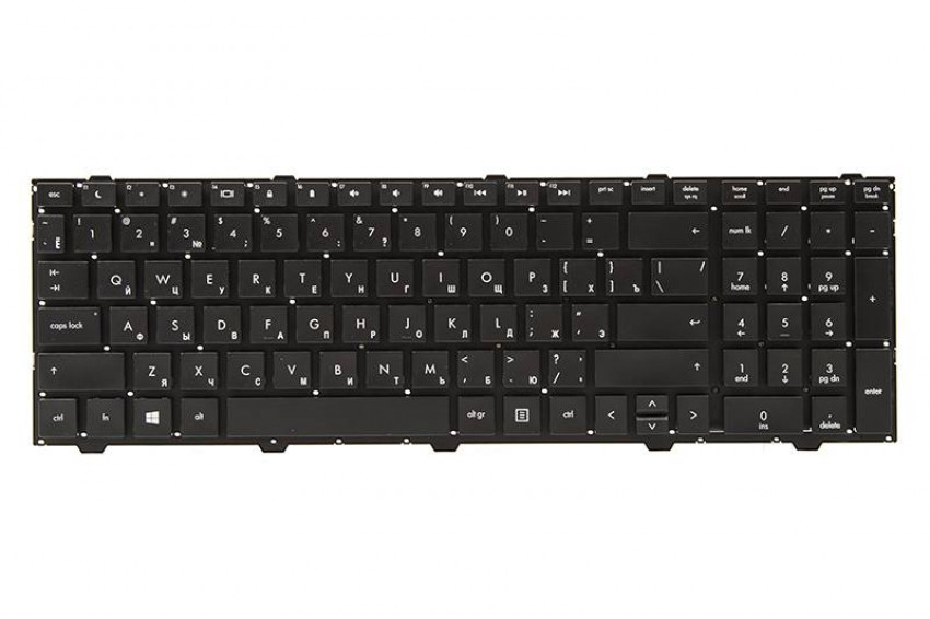 Клавіатура для ноутбука HP ProBook 4540s, 4545s, 4740s чорний, без кадру-KB311750