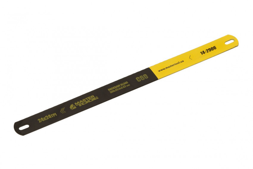 Полотно по металу MASTERTOOL двостороннє C60 300х25х0.6 мм 24/24х1" Ram B 6 шт 14-2906-14-2906