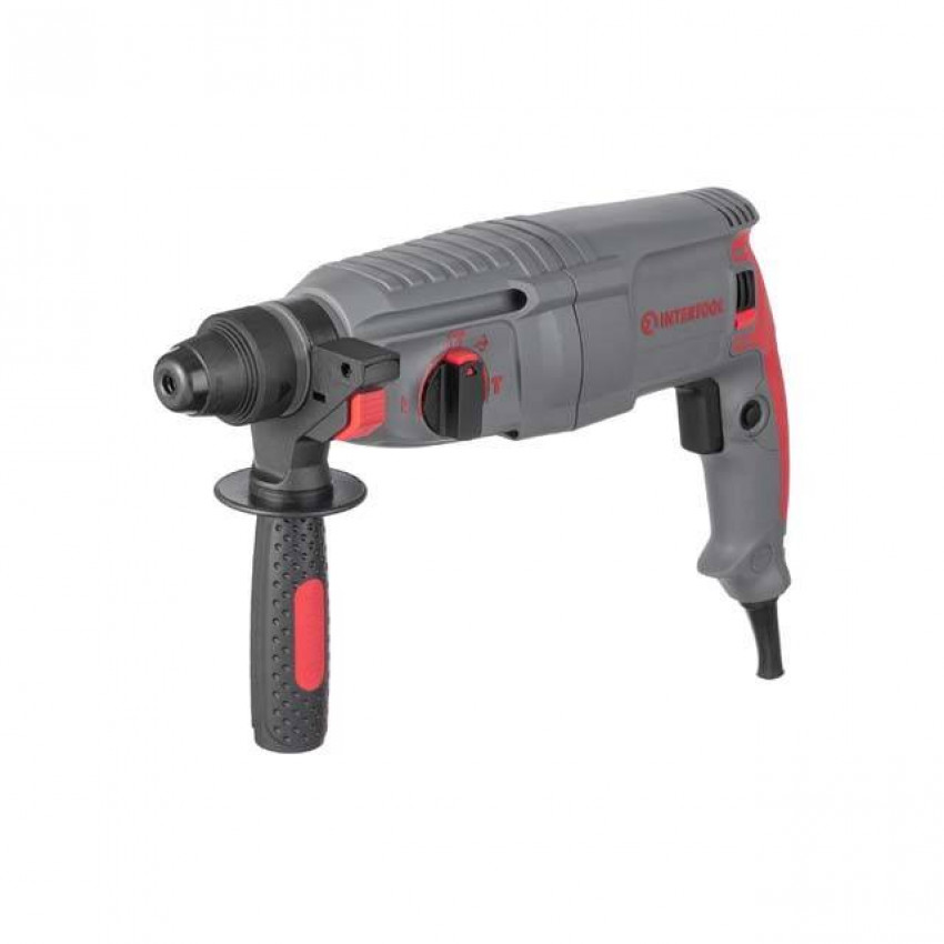 Перфоратор, 0,8 кВт, 3,2 Дж, 0-900 об/хв, 0-4400 уд/хв, 3 режими, SDS plus INTERTOOL DT-0180-DT-0180