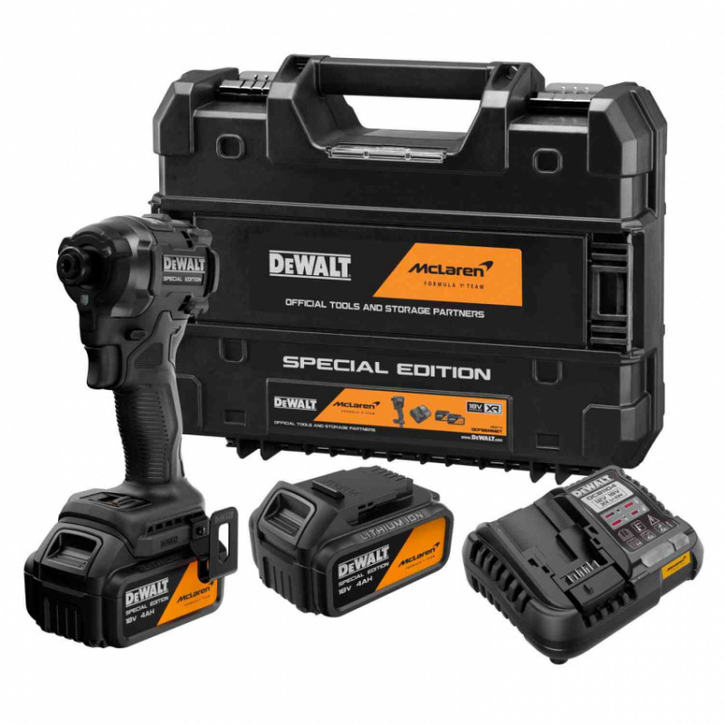 Шурупокрут ударний McLaren F1 TEAM SPECIAL EDITION DeWALT DCF86MM2T-DCF86MM2T