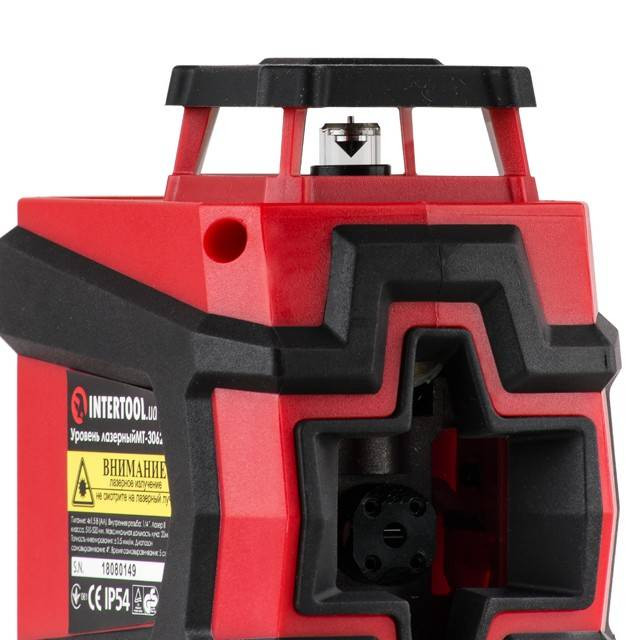 Рівень лазерний, 360°, 2 лазерні головки, зелений лазер INTERTOOL MT-3062-MT-3062