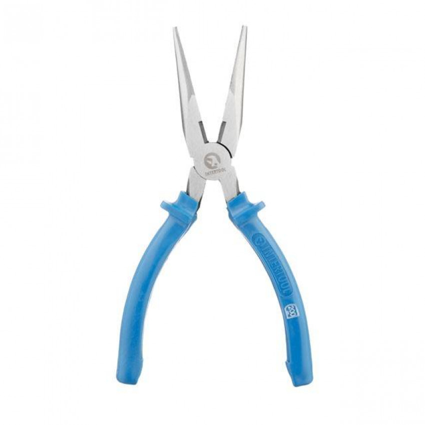 Довгогубці прямі 200 мм INTERTOOL HT-0123-HT-0123