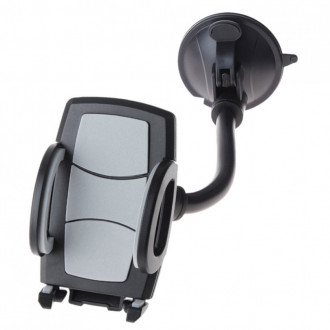 Тримач мобільного телефону PULSO UH-2019BK/GY (47-95мм) на гнучкій ніжці-[articul]