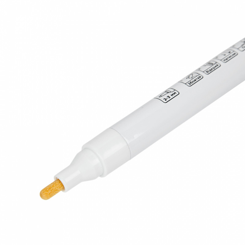 Маркер масляний білий конусоподібний 2-3мм довжина 145мм SIGMA (8021301)-8021301